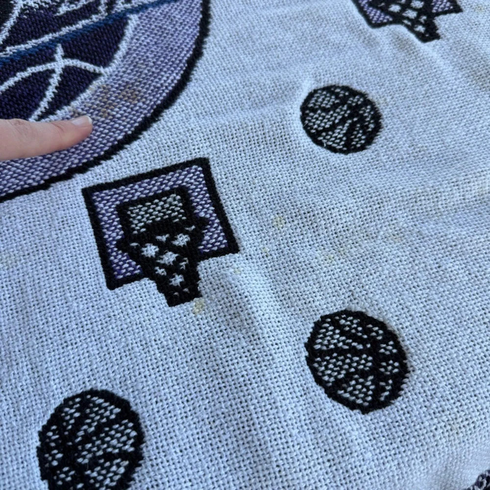 Utah Jazz Vintage Baby Blanket Teddy Bear Design 35 x 49 Inches